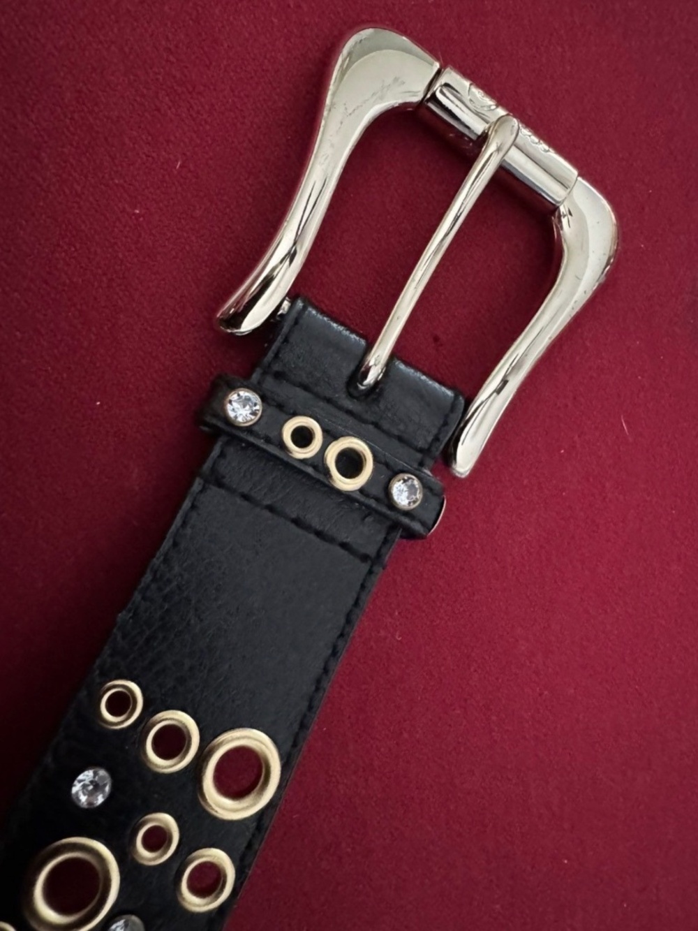 Guess rhinestone belt